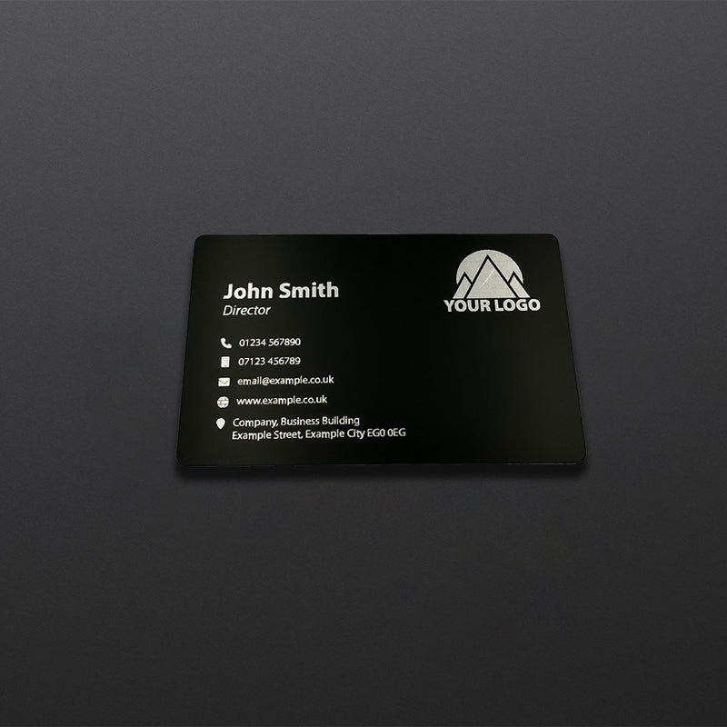 Engraved Metal Business Cards