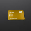 Engraved Metal Business Cards
