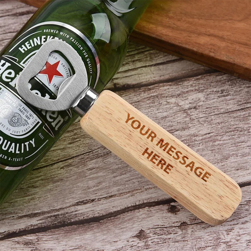 Engraved Wooden Bottle Openers
