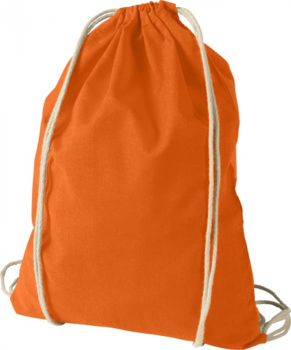 Cotton Drawstring Backpack