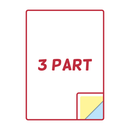 A4 3 Part NCR Sets