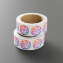 Uncoated Paper Stickers on a Roll