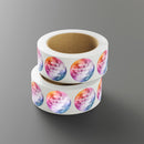 White Polypropylene Stickers on a Roll with Gloss Finish